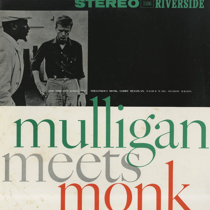 Thelonious Monk And Gerry Mulligan / セロニアス・モンク　ジェリー・マリガン / Mulligan Meets Monk (SMJ-6107)