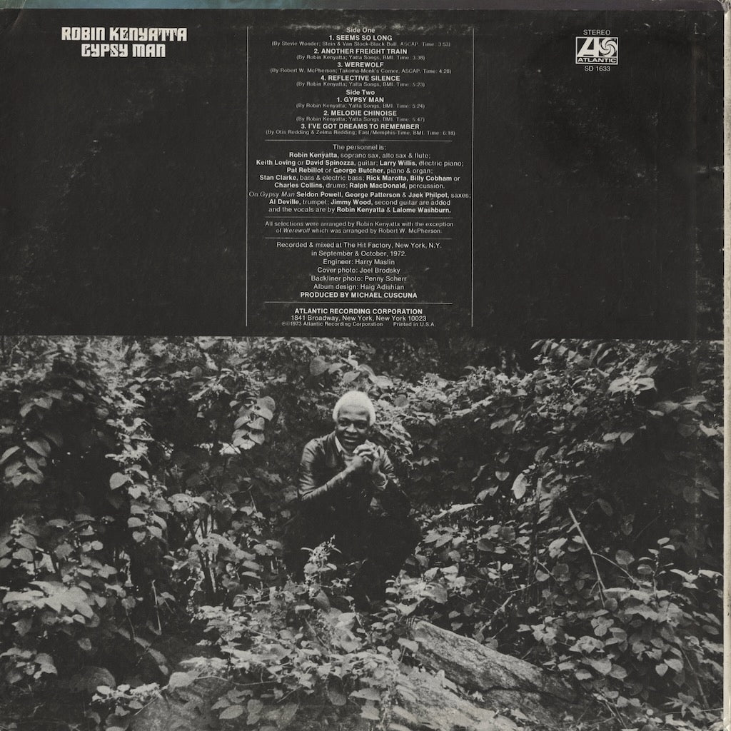 Robin Kenyatta / ロビン・ケニヤッタ / Gypsy Man (SD 1633) - PROMO