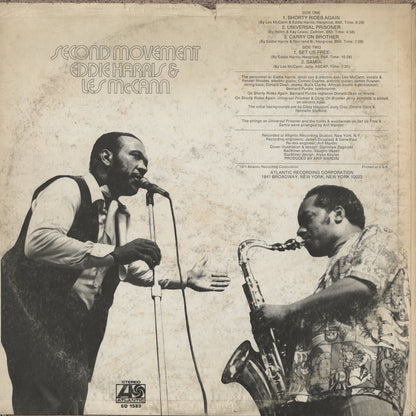 Eddie Harris & Les McCann / エディ・ハリス＆レス・マッキャン / Second Movement (SD 1583)