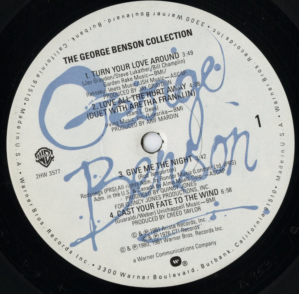 George Benson - The George Benson Collection (2HW 3577) LP 1981 US Warner Bros.｜中古LP