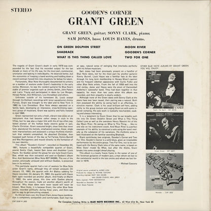 Grant Green - Gooden's Corner (GXF 3058) 1979 JPN Blue Note｜中古LP