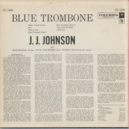 J.J. Johnson - Blue Trombone (CL 1303) 1959 US Columbia｜中古LP