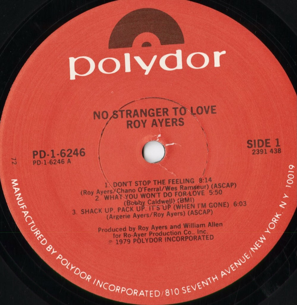 ロイ・エアーズ / Roy Ayers『No Stranger To Love』(PD-1-6246) US