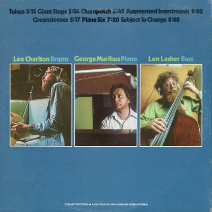 George Muribus - George Muribus Trio '77 (CAT-7619) LP 1977 US Catalyst｜中古LP