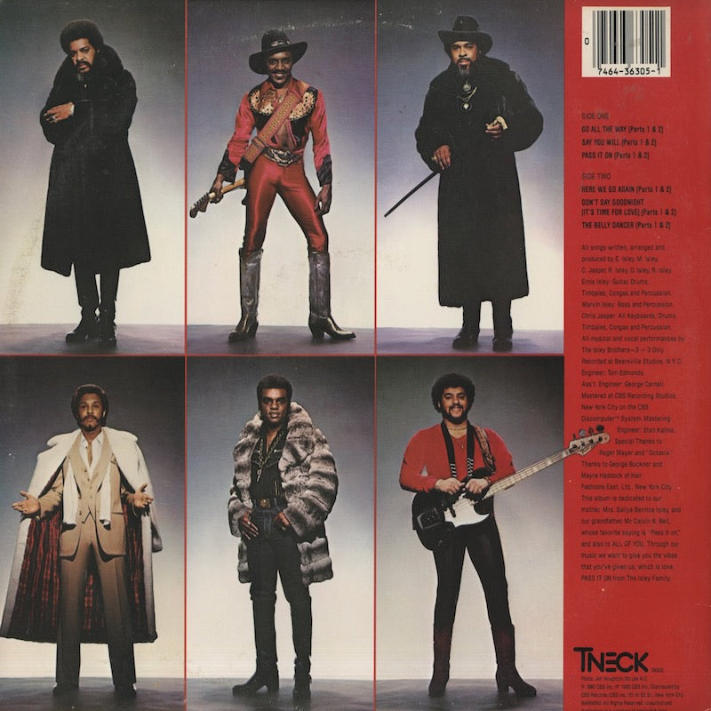 The Isley Brothers / アイズレー・ブラザーズ / Go All The Way (FZ 36305)