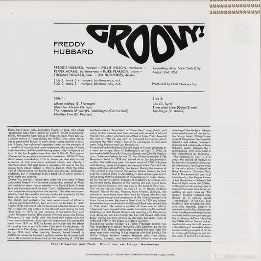 Freddie Hubbard / フレディ・ハバード / Groovy! (NLP2009)