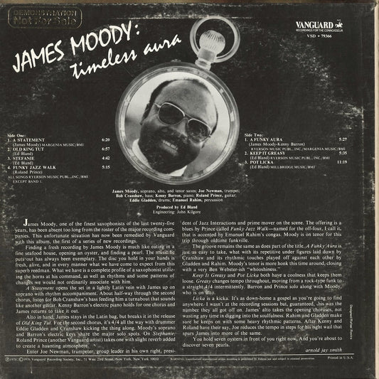 James Moody - Timeless Aura (VSD 79366) 1976 US Vanguard｜中古LP
