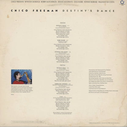 Chico Freeman – Destiny's Dance (14008) 1982 US Contemporary｜中古LP