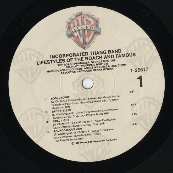 Incorporated Thang Band – Lifestyles Of The Roach And Famous (1-25617) LP 1988 US Warner｜中古LP