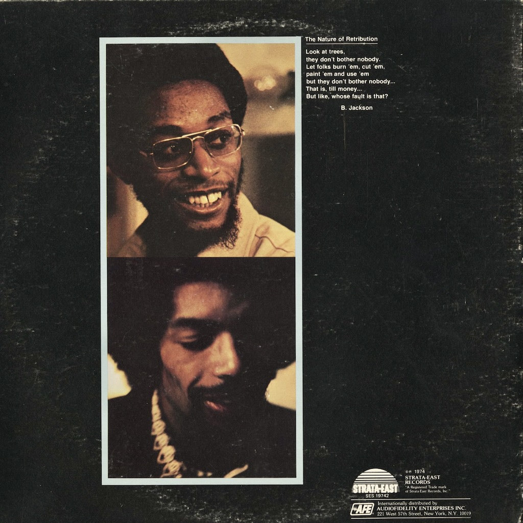 Gil Scott-Heron & Brian Jackson - Winter In America (SES-19742) LP 1980 US Strata-East｜中古LP