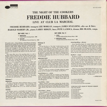 Freddie Hubbard - The Night Of The Cookers Volume 1 (BST-84207) 1960's US BLUE NOTE｜中古LP