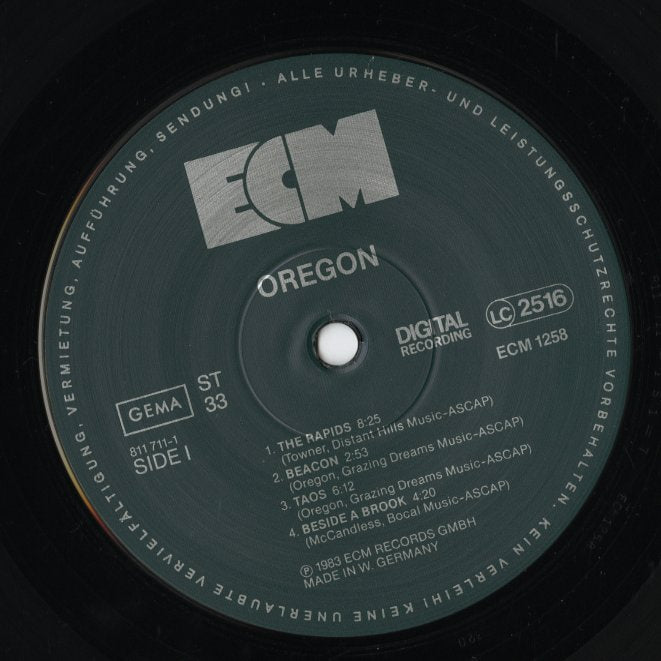 Oregon / オレゴン / S.T. (ECM 1258)