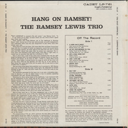 Ramsey Lewis / ラムゼイ・ルイス / Hang On Ramsey! (LPS761)