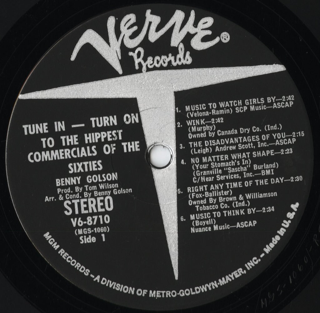 Benny Golson - Tune In Turn On (V6-8710) 1967 US Verve｜中古LP
