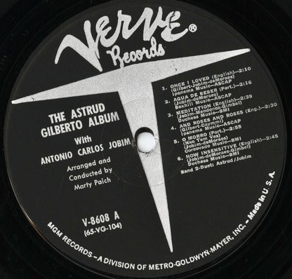 Astrud Gilberto - The Astrud Gilberto Album (V-8608) LP 1965 US Verve｜中古LP