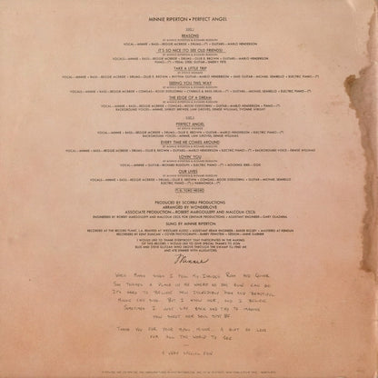 Minnie Riperton - Perfect Angel (KE 32561) LP 1974 US Epic｜中古LP