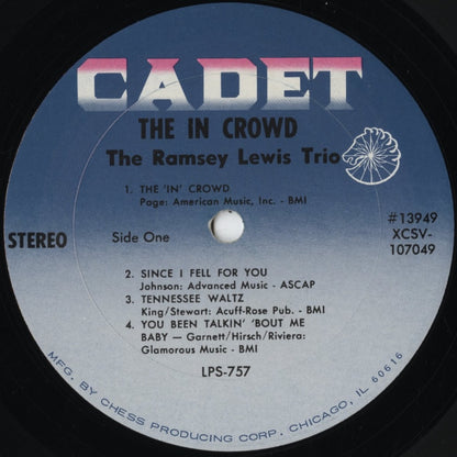 Ramsey Lewis / ラムゼイ・ルイス / The In Crowd (LPS-757) US Cadet 水色Lbl.