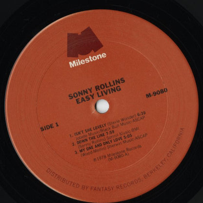 Sonny Rollins / ソニー・ロリンズ / Easy Living (M-9080)