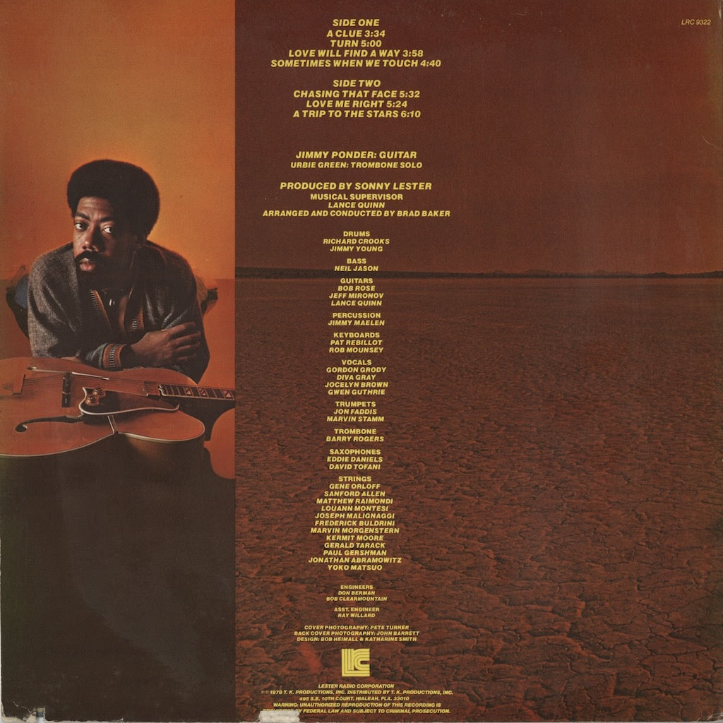 Jimmy Ponder / ジミー・ポンダー / All Things Beautiful (LRC 9322)