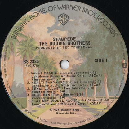 The Doobie Brothers - Stampede (BS 2385) 1975 US Warner Bros.｜中古LP