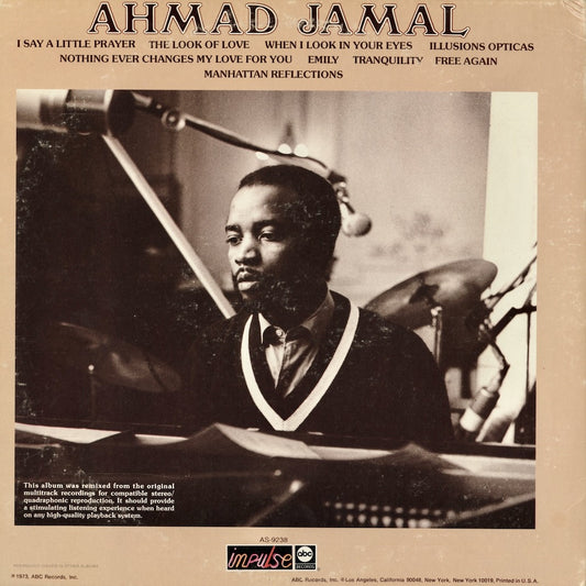 Ahmad Jamal - Tranquility (AS-9238) LP 1973 US Impulse｜中古LP