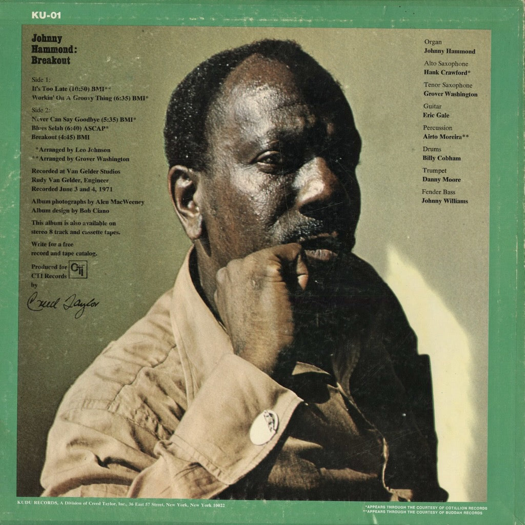 Johnny Hammond - Breakout (KU01) 中古レコード通販｜VOXMUSIC WEBSHOP