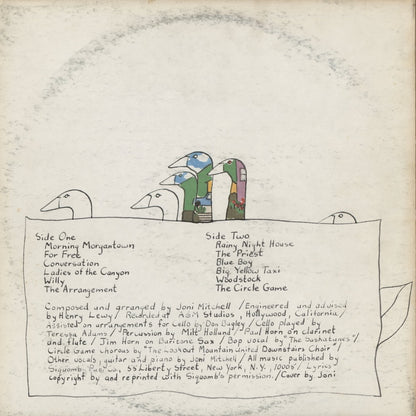 Joni Mitchell / ジョニ・ミッチェル / Ladies Of The Canyon (RS 6376)