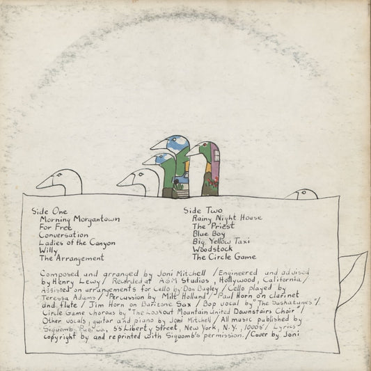 Joni Mitchell / ジョニ・ミッチェル / Ladies Of The Canyon (RS 6376)