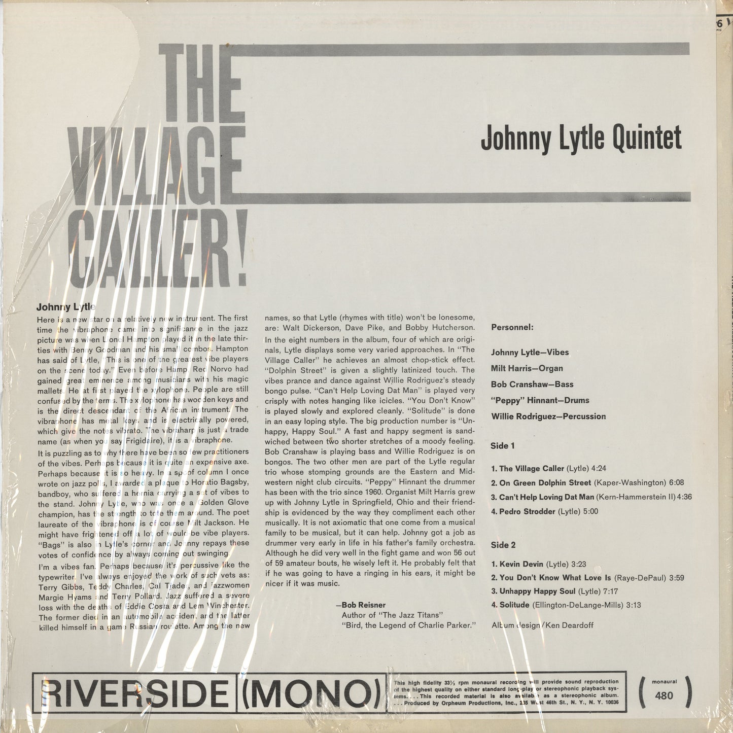 Johnny Lytle / ジョニー・ライトル / The Village Caller! (RM480)
