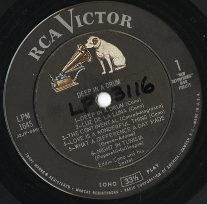 Eddie Cano - Deep In A Drum (LPM 1645) LP 1958 US RCA Victor｜中古LP