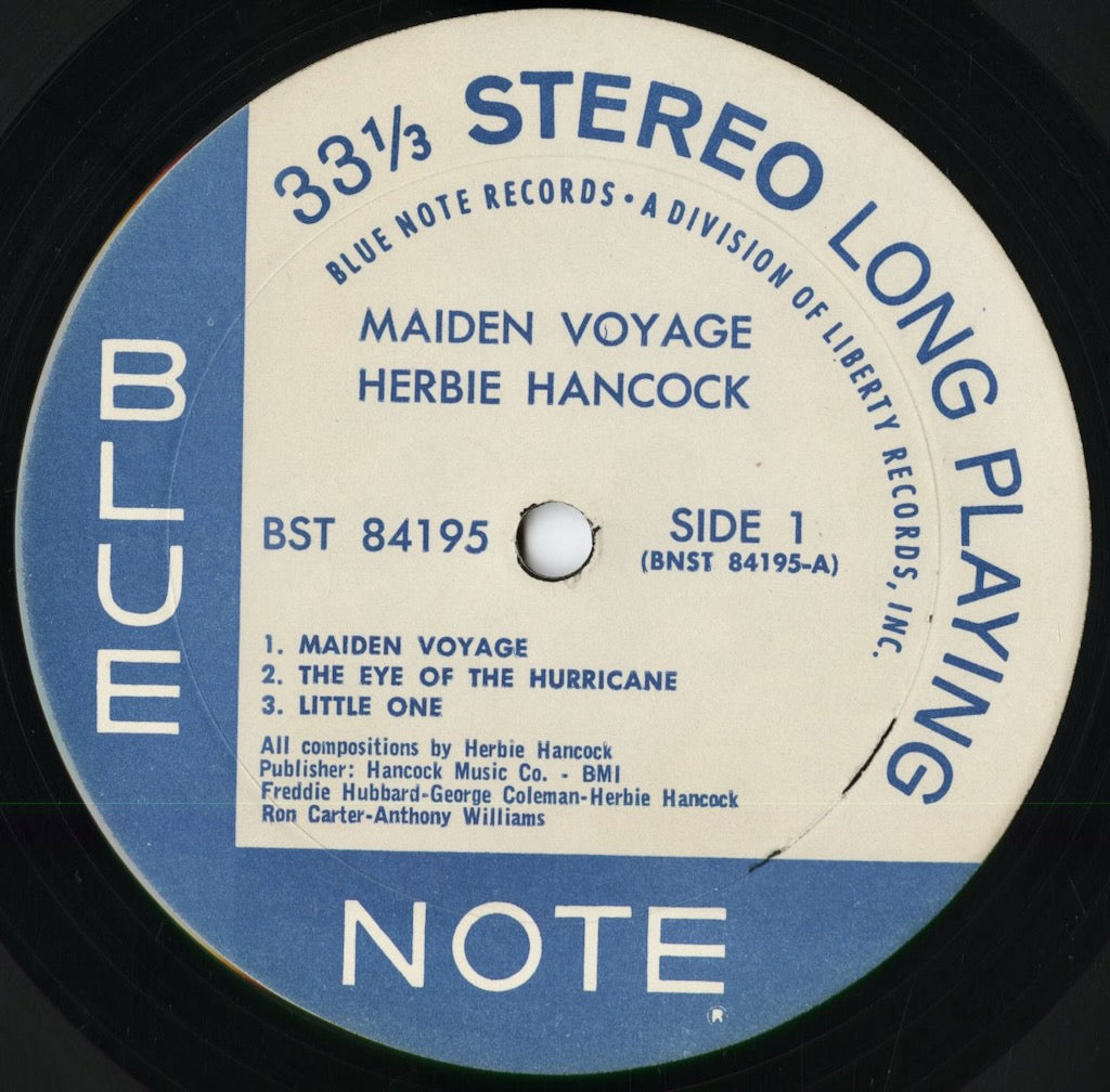 Herbie Hancock - Maiden Voyage (BST 84195) 1966 US BLUE NOTE｜中古LP
