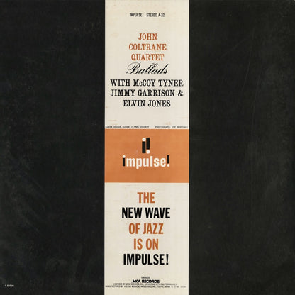 John Coltrane / ジョン・コルトレーン / Ballads (VIM-4606)