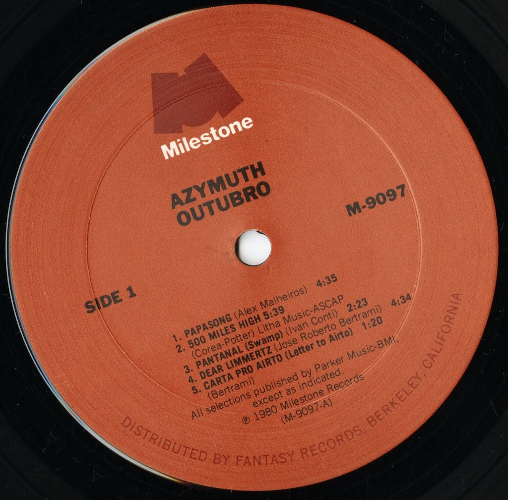 Azymuth / アジムス / Outubro (M-9097) – VOXMUSIC WEBSHOP