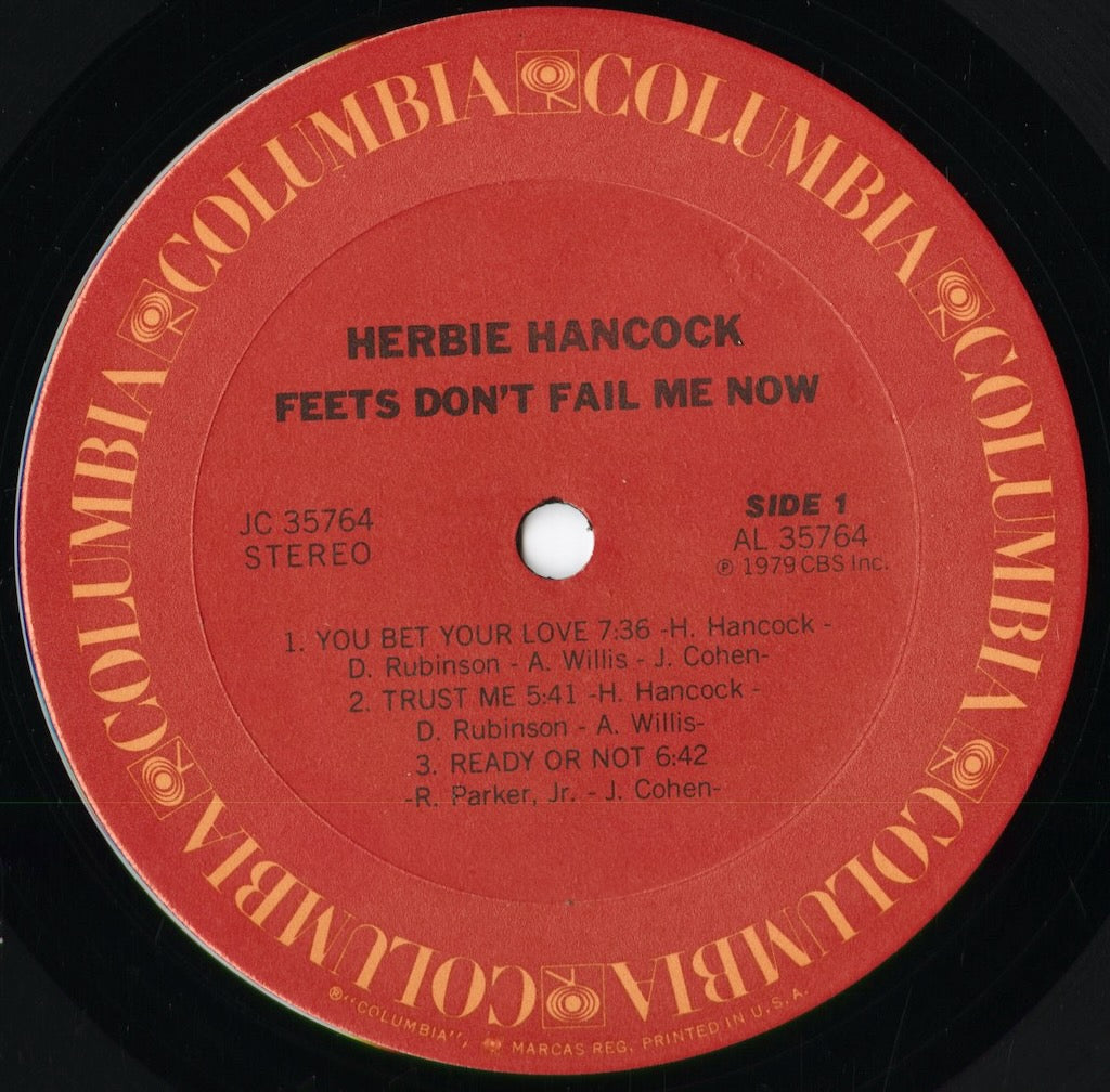 Herbie Hancock - Feets Don't Fail Me Now (JC35764) 1979 US Columbia｜中古LP