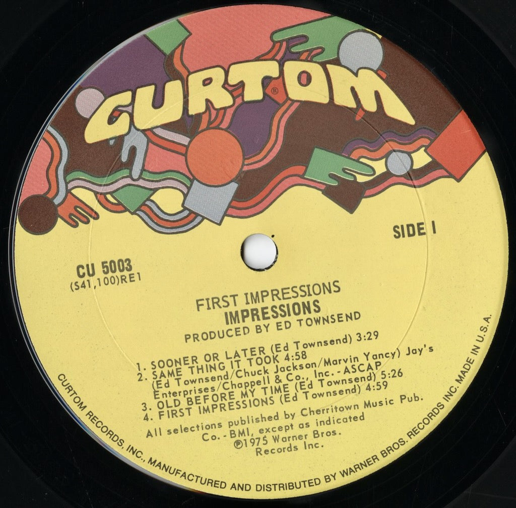 Impressions First Impressions LP 中古レコード | Curtom オリジナル