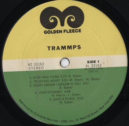 Trammps - S.T. (KZ 33163) 1975 US Golden Fleece｜中古LP