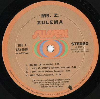 Zulema - Ms. Z. (SRA-8029) 1973 US Sussex｜中古LP