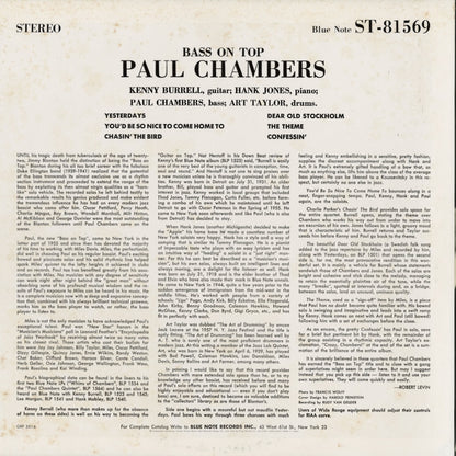 Paul Chambers / ポール・チェンバース / Bass On Top (GXF 3016) JPN キングレコード盤