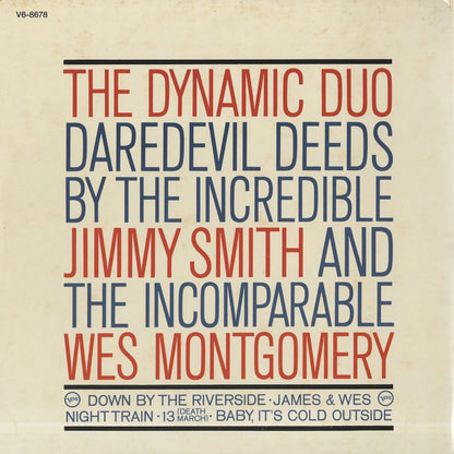 Jimmy Smith & Wes Montgomery / ジミー・スミス　ウェス・モンゴメリー / The Dynamic Duo (V6-8678)