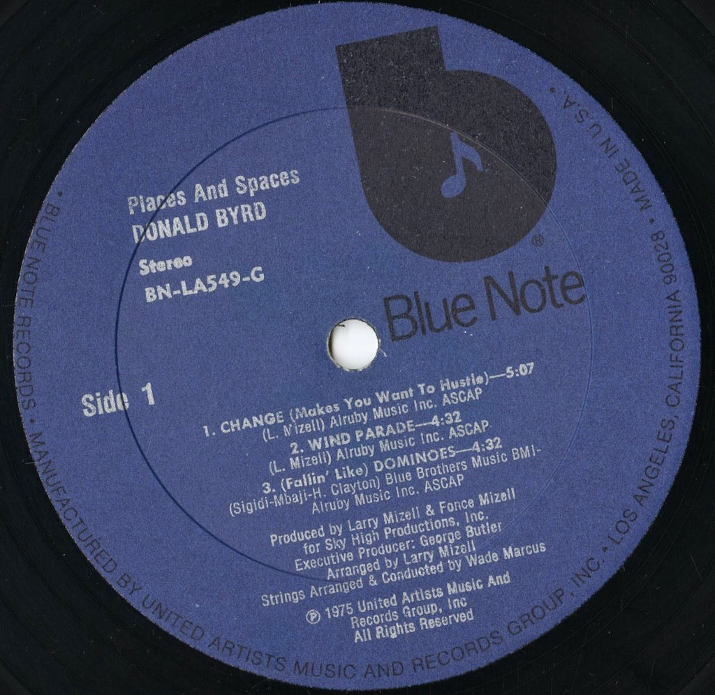 Donald Byrd - Places And Spaces (BN-LA-549G) LP 1975 US Blue Note｜中古LP