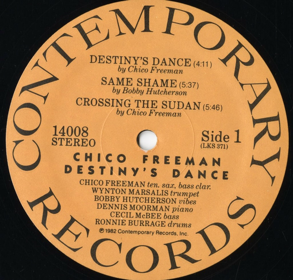 Chico Freeman – Destiny's Dance (14008) 1982 US Contemporary｜中古LP