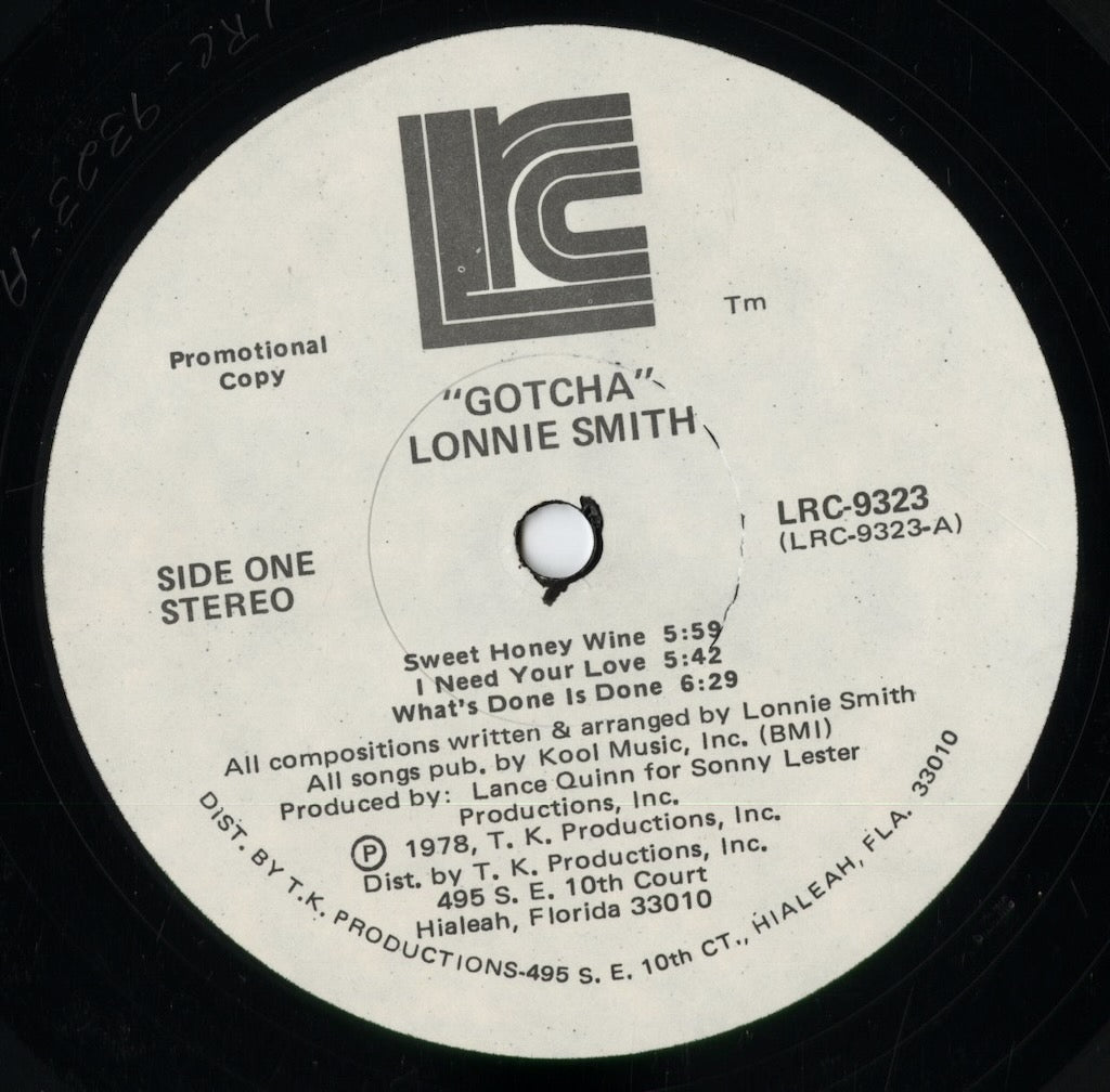 Lonnie Smith - Gotcha' (LRC 9323) 1978 US LRC｜中古LP