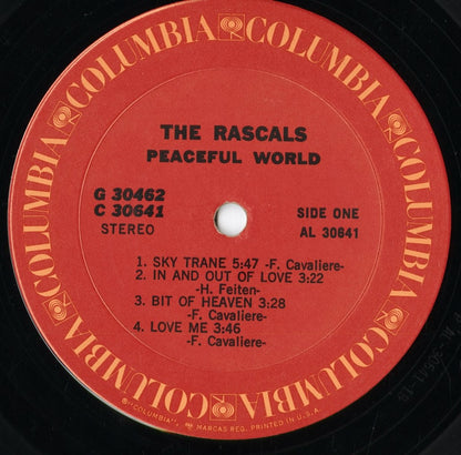 The Rascals - Peaceful World (G 30462) 1971 US Columbia｜中古LP