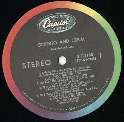 Joao Gilberto, Antonio Carlos Jobim – Gilberto And Jobim (STT 2160) LP 1960's US Capitol｜中古LP