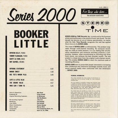 Booker Little / ブッカー・リトル (1960) (ULS-1802-V)