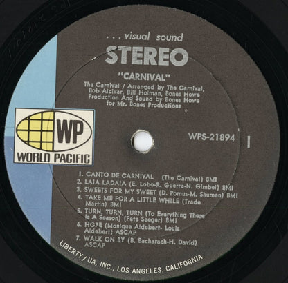 The Carnival - The Carnival (WPS21894) 1969 US World Pacific｜中古LP