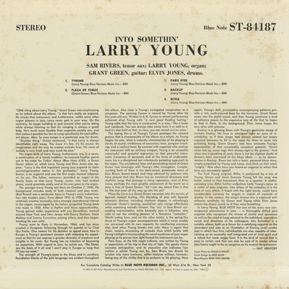 Larry Young / ラリー・ヤング / Into Something (K18P 9235)