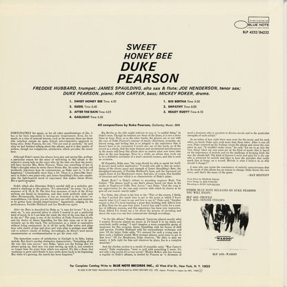 Duke Pearson - Sweet Honey Bee (K18P-9205) 1983 JPN Blue Note｜中古LP