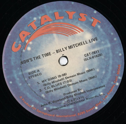 Billy Mitchell - Now's The Time (CAT-7611) LP 1976 US Catalyst｜中古LP