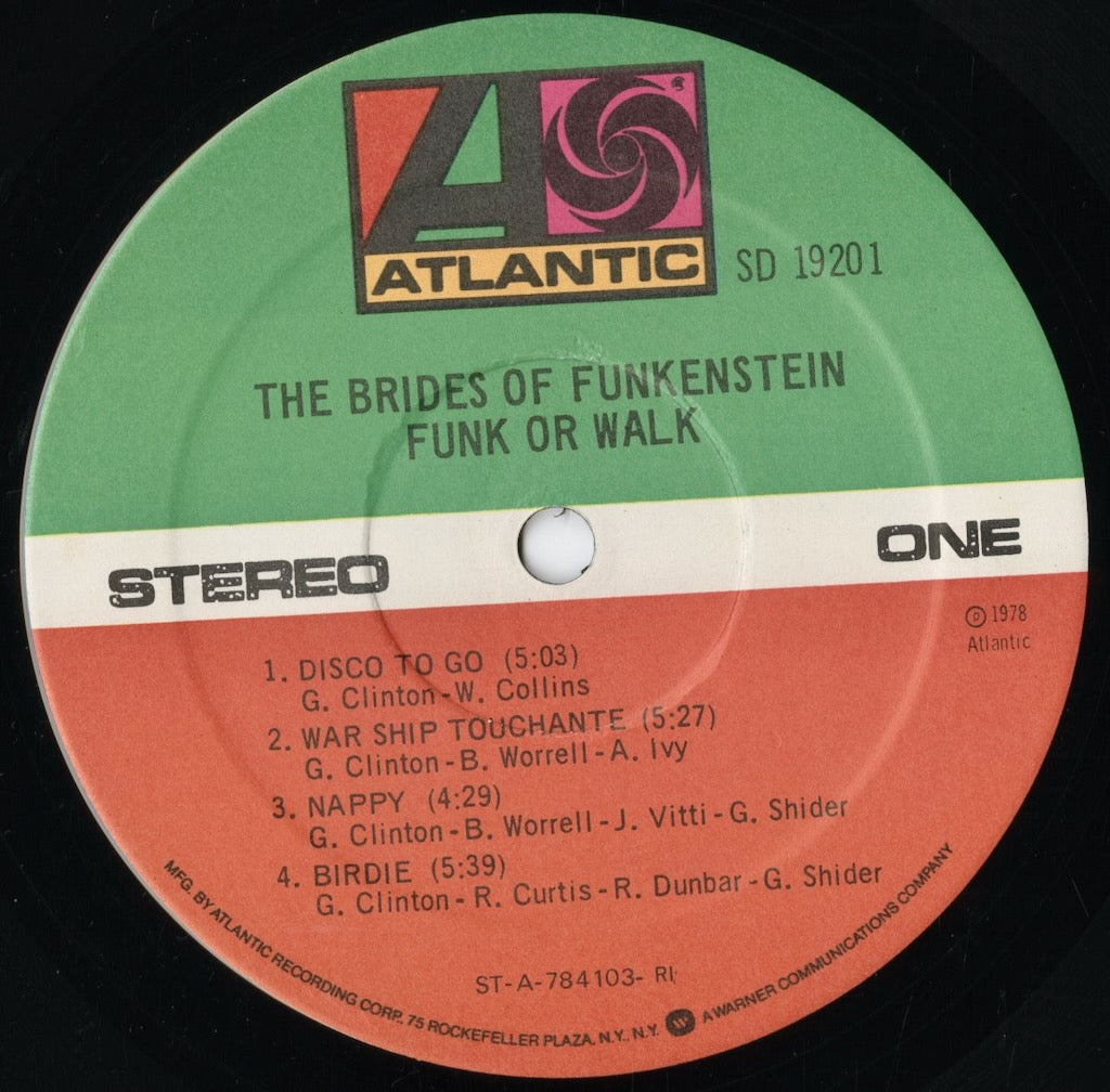 The Brides Of Funkenstein - Funk Or Walk (SD 19201) 1978 US Atlantic｜中古LP